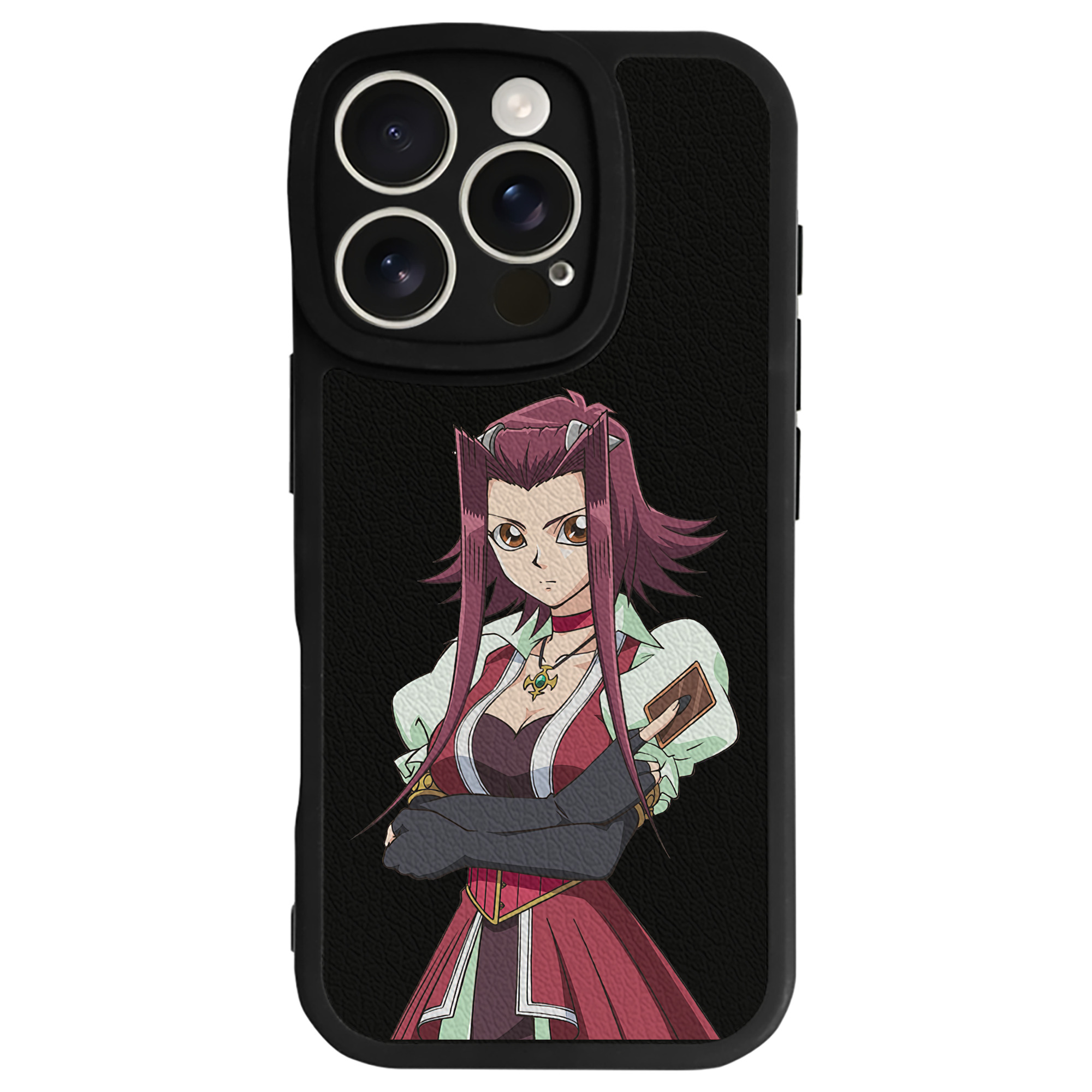 遊☆戯☆王 Yu-Gi-Oh! 【iPhone 16シリーズ対応】シリコンスマホケース（レザー調） 材質：シリコン